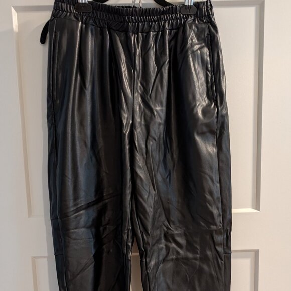 Fabletics Leather Jogger Pants - Picture 1 of 4